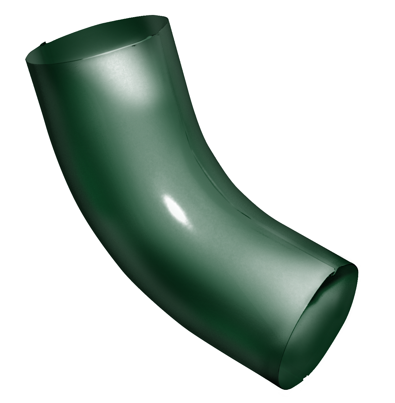 Колено трубы 125/90 Rooftop dRain Ral 6005