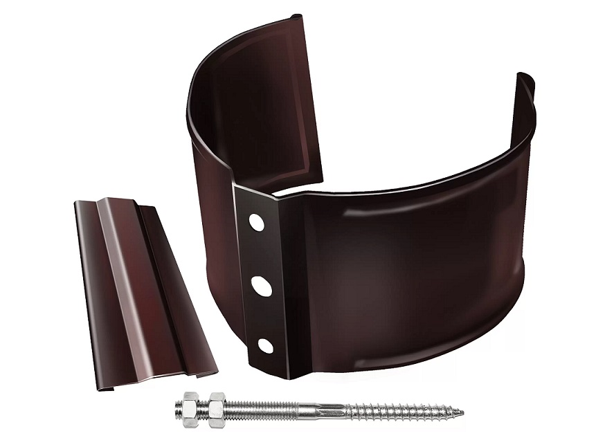 Держатель трубы (кирпич) 150/100 Rooftop dRain Ral 8017