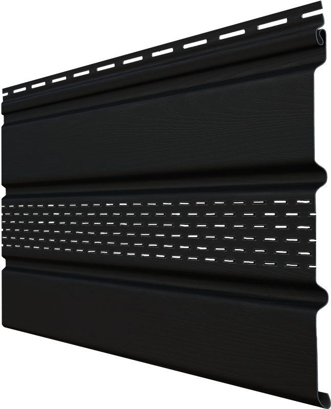 Софит T4 Акриловый частичная перфорация Черный