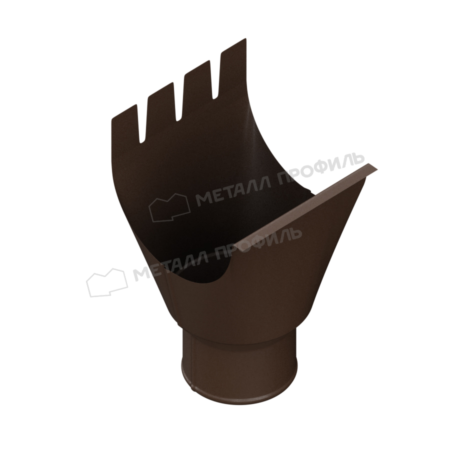 Воронка выпускная Foramina D=125 мм Freeze Dark brown