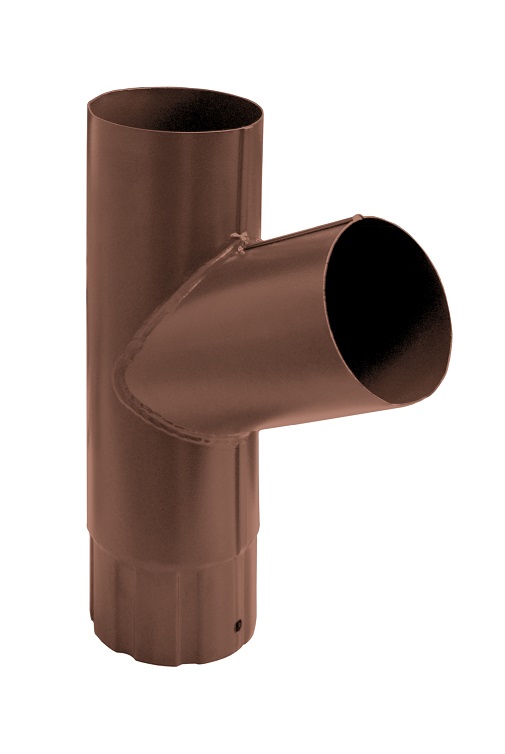 Тройник трубы 125/90 Rooftop dRain Ral 8004