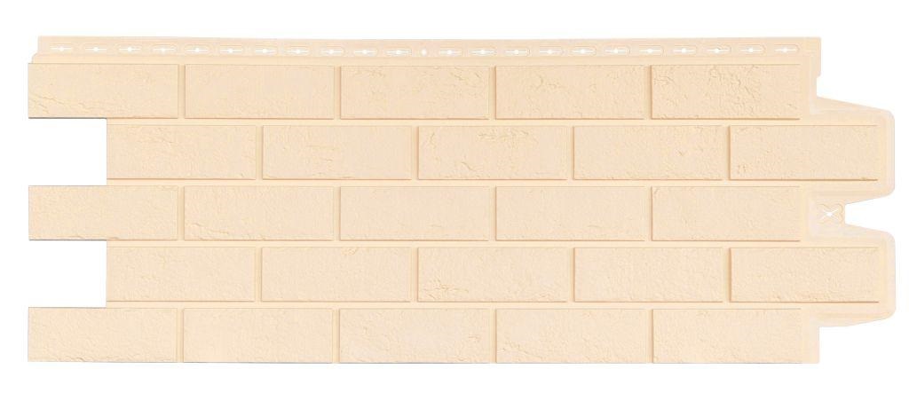 Фасадная панель Состаренный кирпич Classic Бежевый