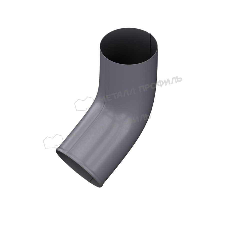 Колено сливное D=100 мм Foramina Freeze Matt Grey