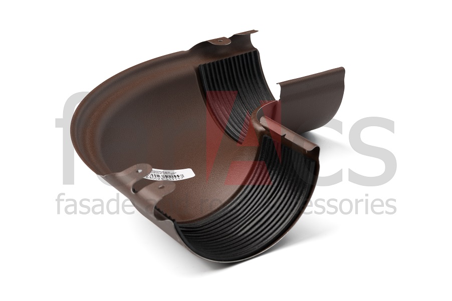 Угол желоба внешний 90° 125/90 MATT Ral 8017