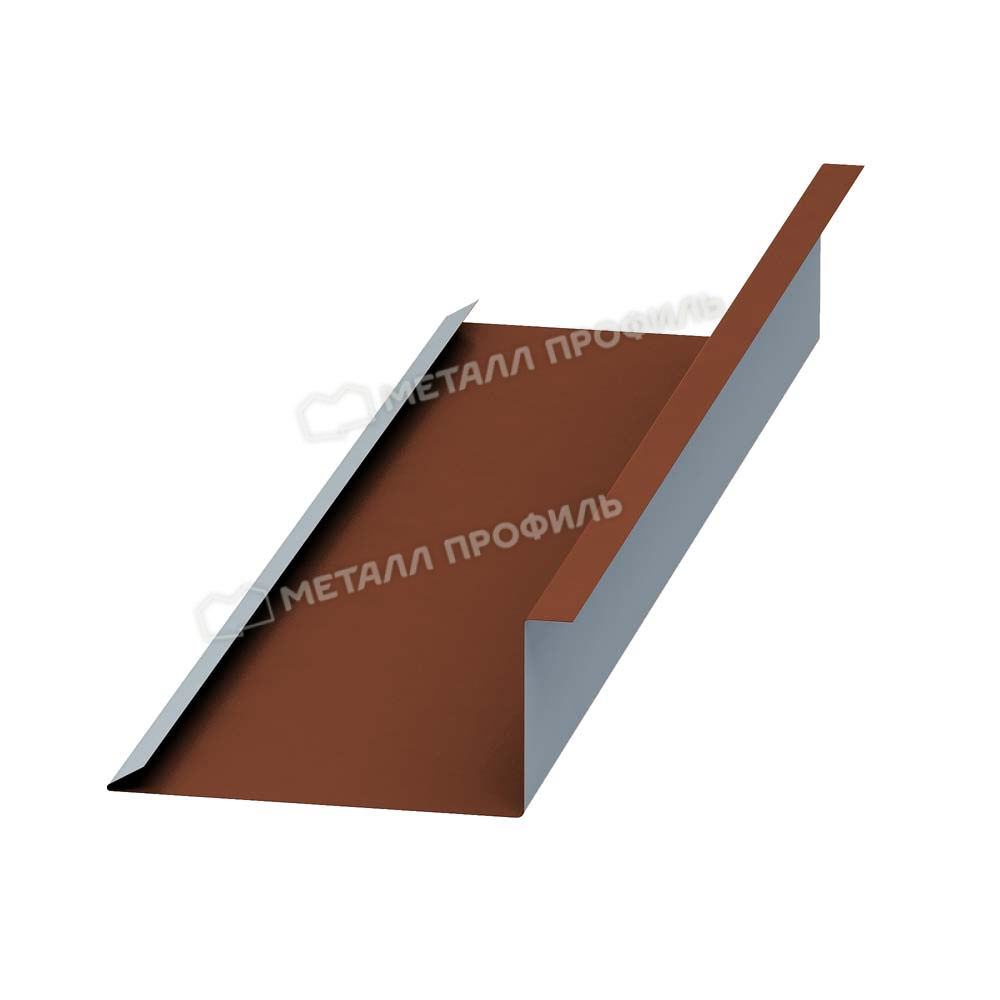 Планка примыкания нижняя VikingMP E 0,5 мм Ral 8004