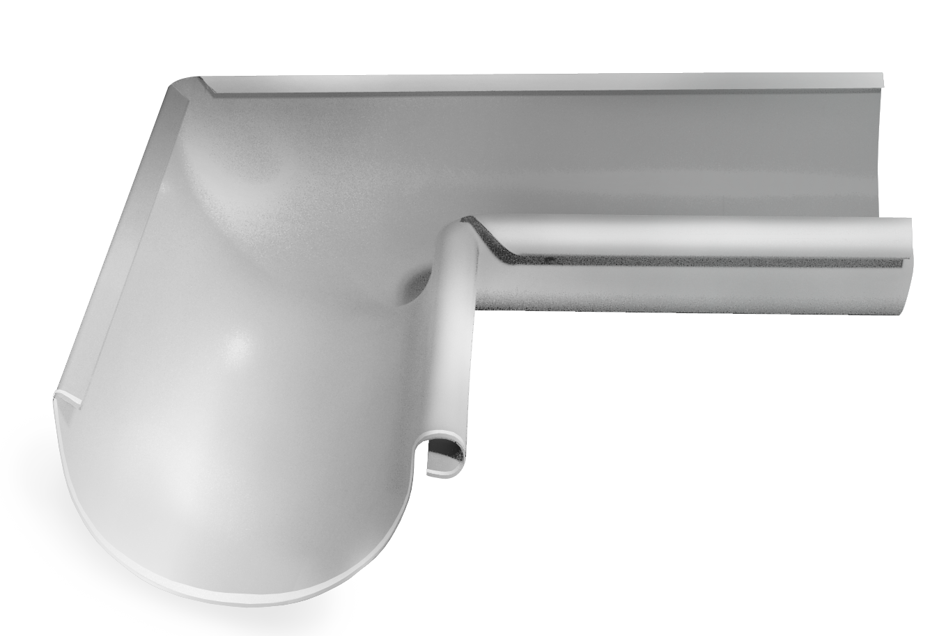 Угол желоба внутренний 90 гр. 125/90 Rooftop dRain Ral 9003