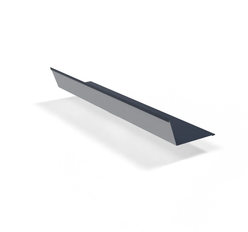 Планка примыкания 150х250х2000мм Ре 0,5 мм Ral 7024