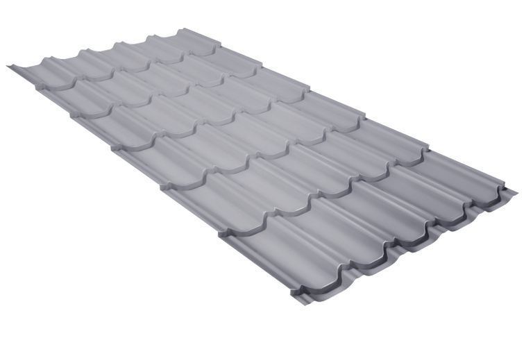 Профиль волновой Квинта Плюс Полиэстер 0,45 мм Ral 9006