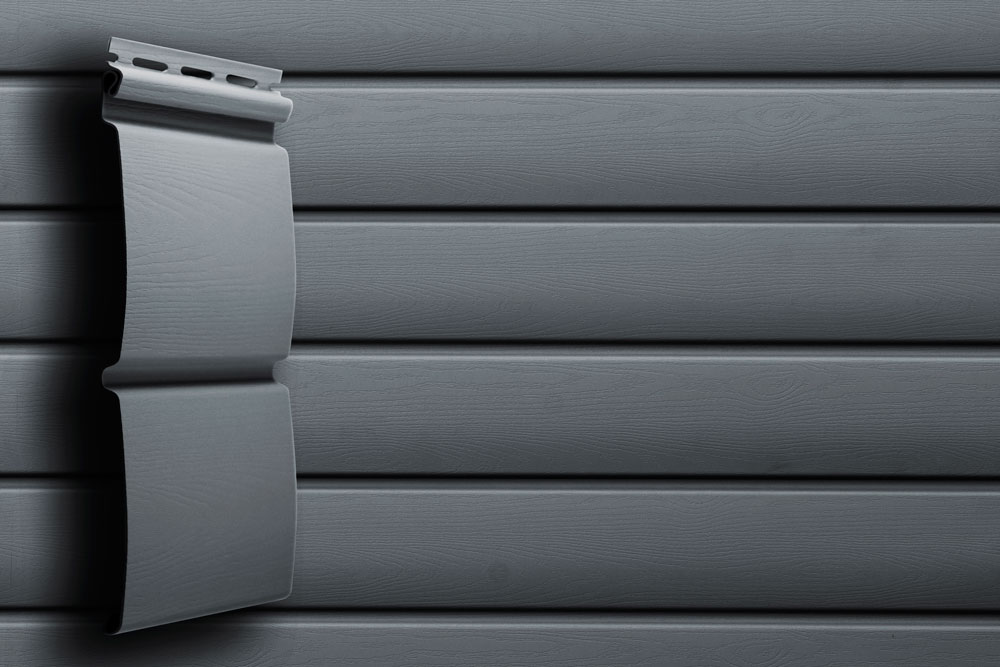 Сайдинг D4,8 Блок-хаус Акриловый Графит