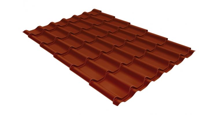 Металлочерепица Классик Satin 0,5 мм Ral 8004
