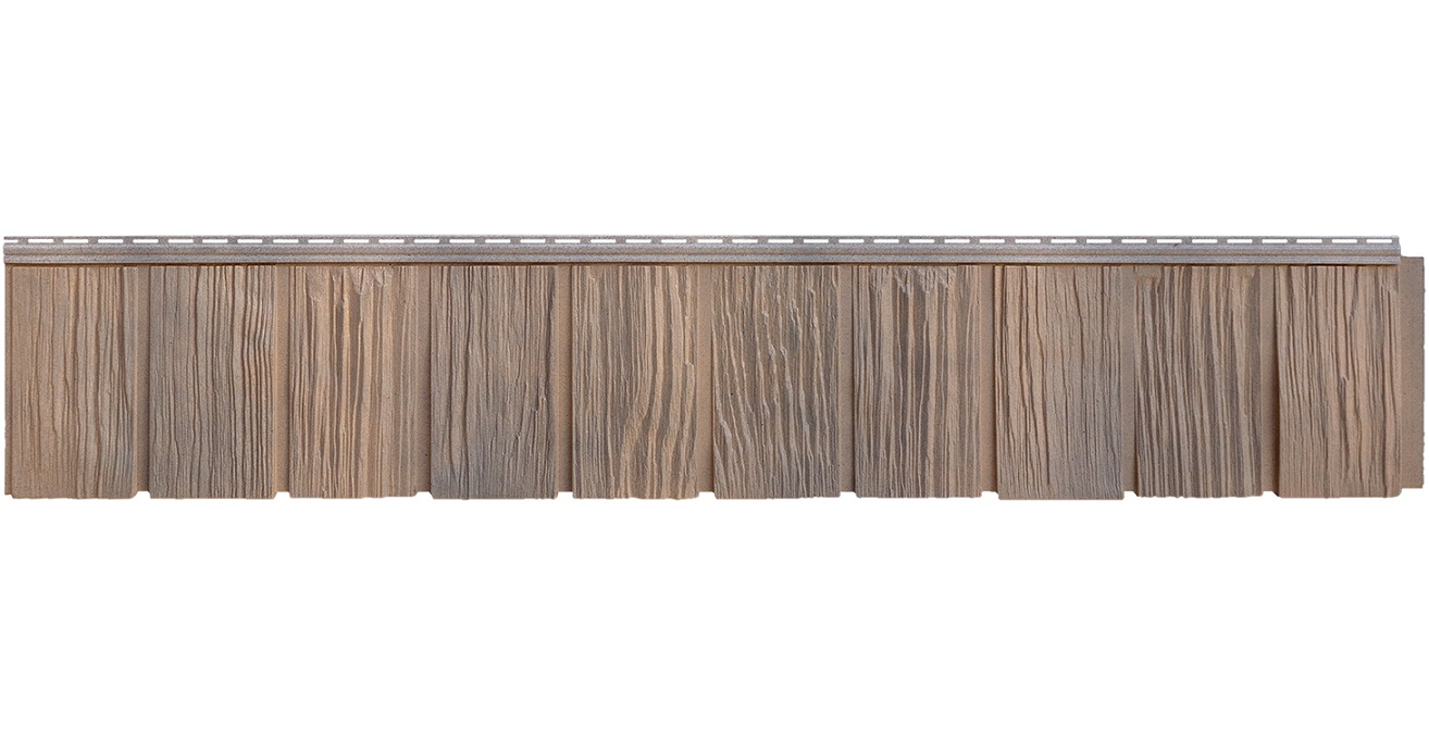 Фасадная панель ЯФАСАД Сибирская дранка Железо