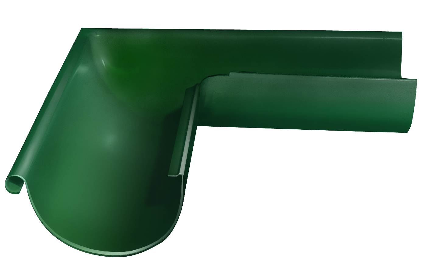 Угол желоба внешний 90 гр.125/90 Rooftop dRain Ral 6005