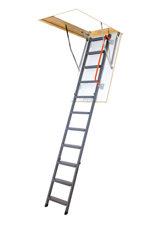 Лестница складная металлическая LMK 60х140х305 см
