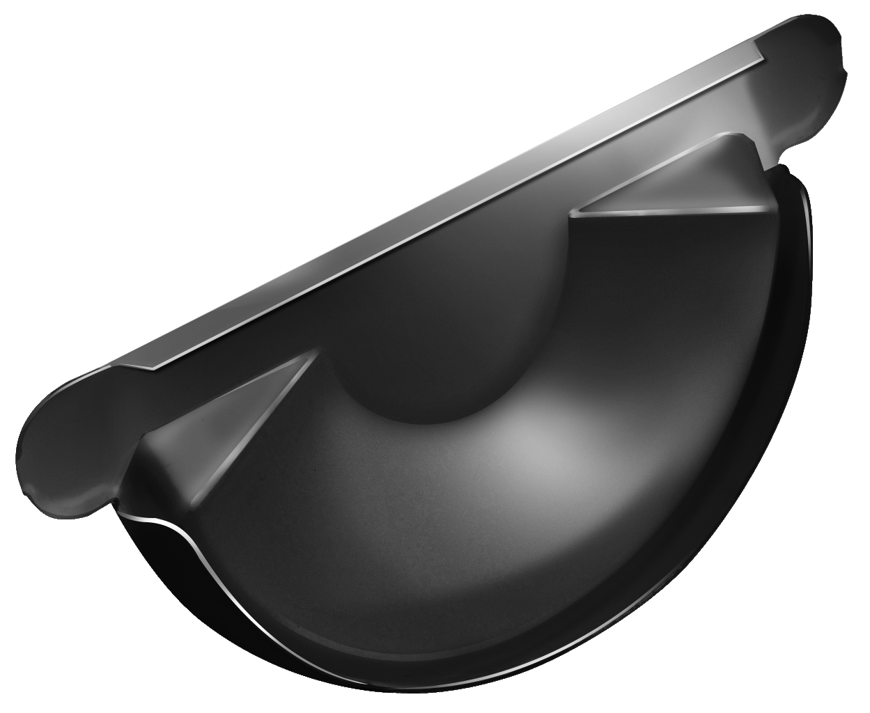 Заглушка желоба 125/90 Rooftop dRain Ral 9005