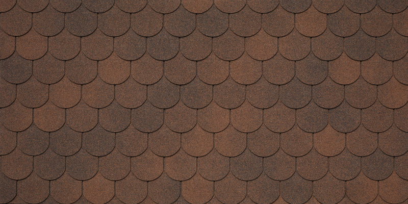 Гибкая черепица Комфорт Асизи Marrone 434