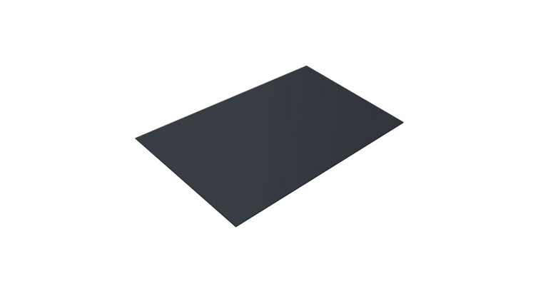 Плоский лист шириной 1250 мм Drap 0,45мм Ral 7024