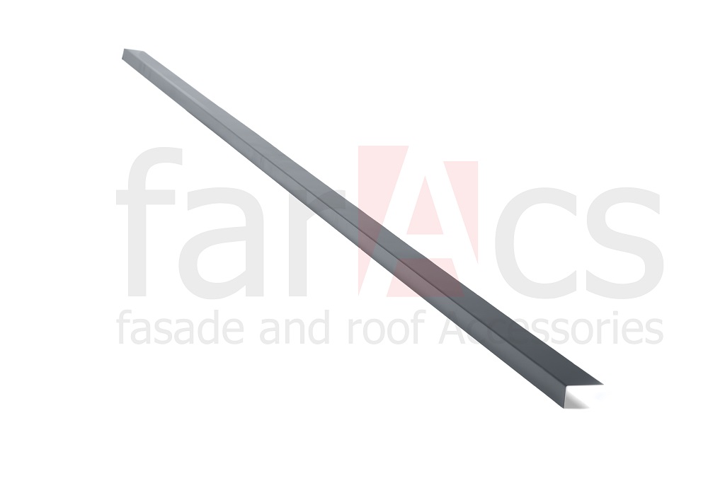 Фартук S8 на коньк.аэр. 2 м Satin 0,5мм с защит.пленкой Ral 7024