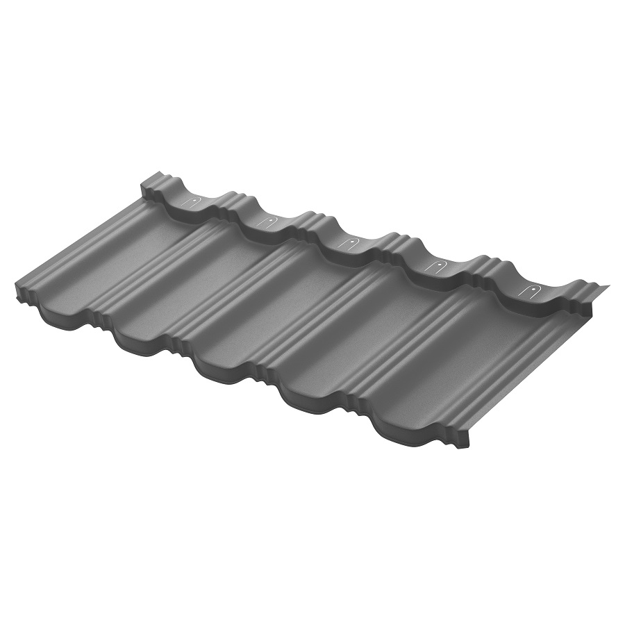 Модульная металлочерепица Гётеборг Zn180 1205х415мм Rooftop Бархат 0,5 мм Ral 7024