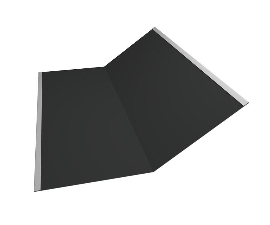 Ендова нижняя 300х300 ПурПро матовый 0,5мм Ral 7016