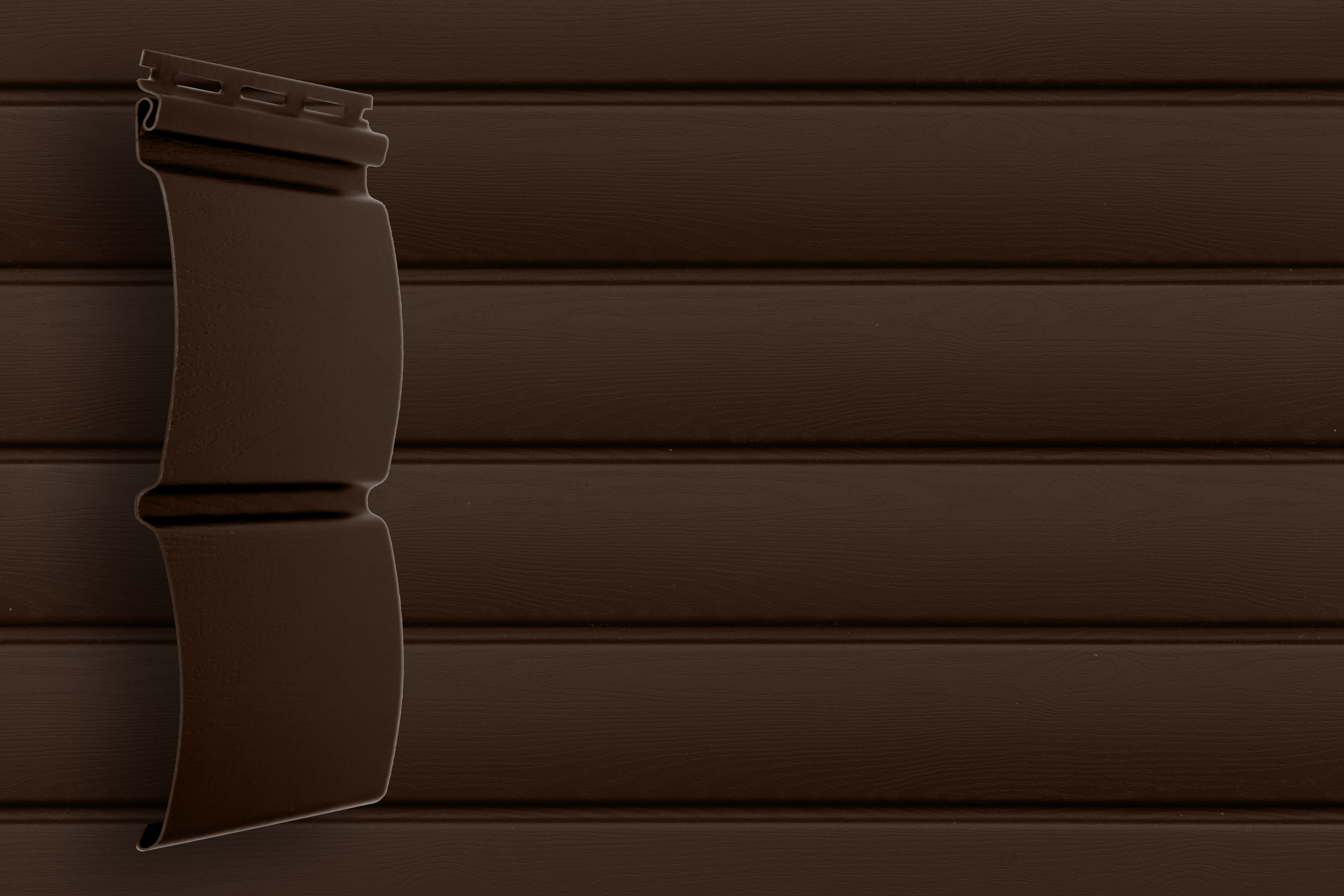 Сайдинг D4,8 Блок-хаус Акриловый Темный дуб