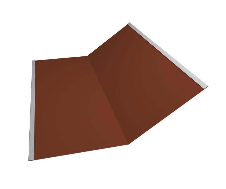 Ендова нижняя 300х300 мм Драп 0,45мм Ral 8004