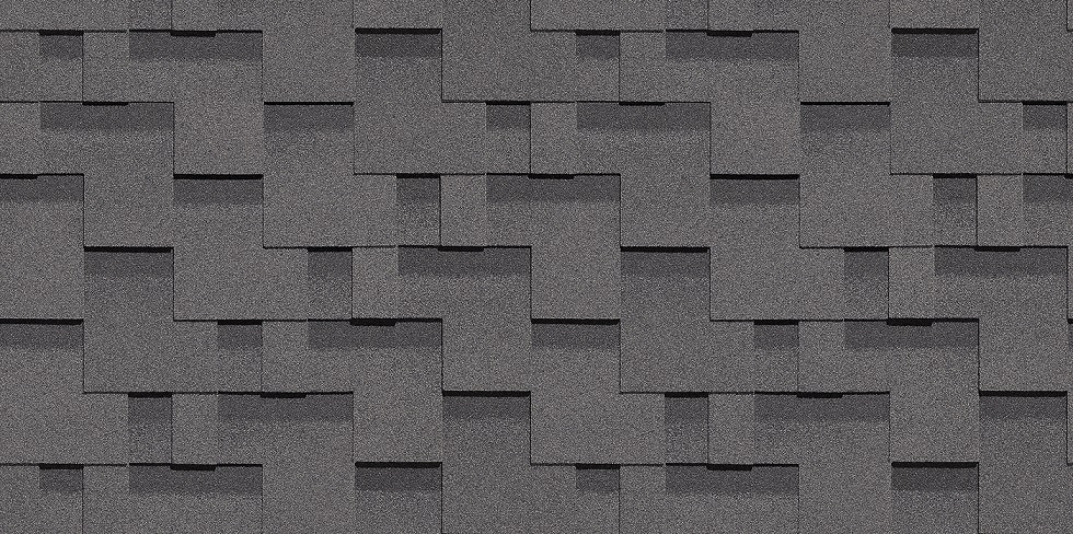 Гибкая черепица Standard Тетрис Серый