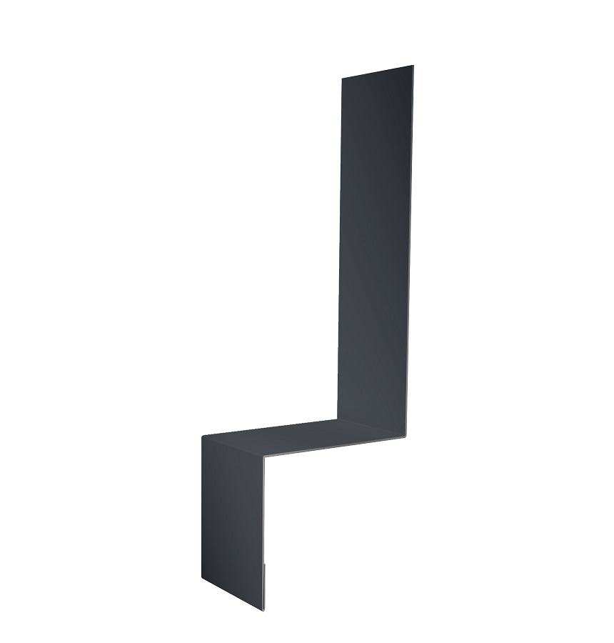 Примыкание боковое фальц Драп 0,45 мм Ral 7024