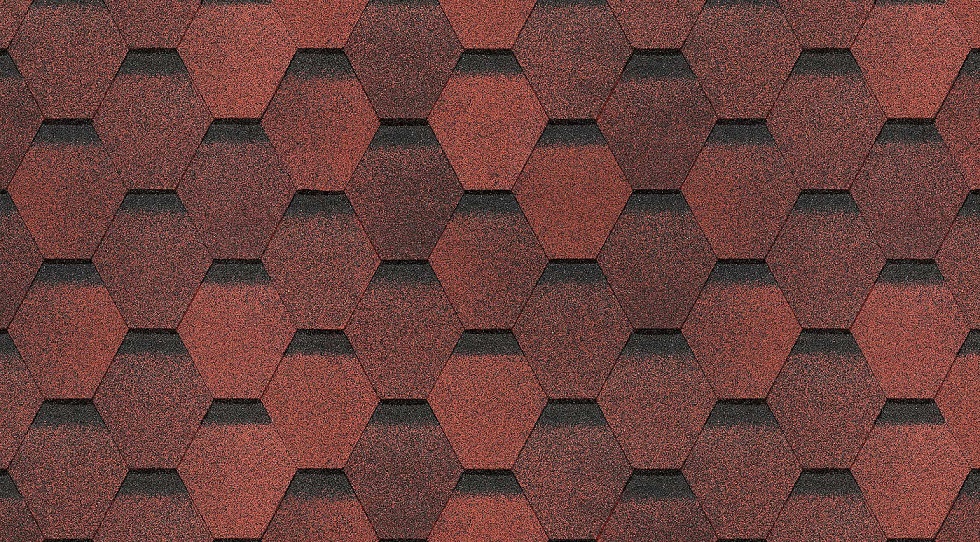 Гибкая черепица EUROPA KARAT 3м2 Красный