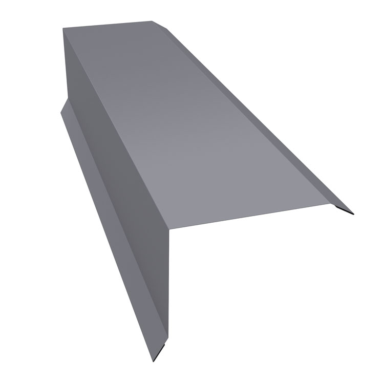 Планка торцевая 100х80 Полиэстер 0,45мм Ral 7004