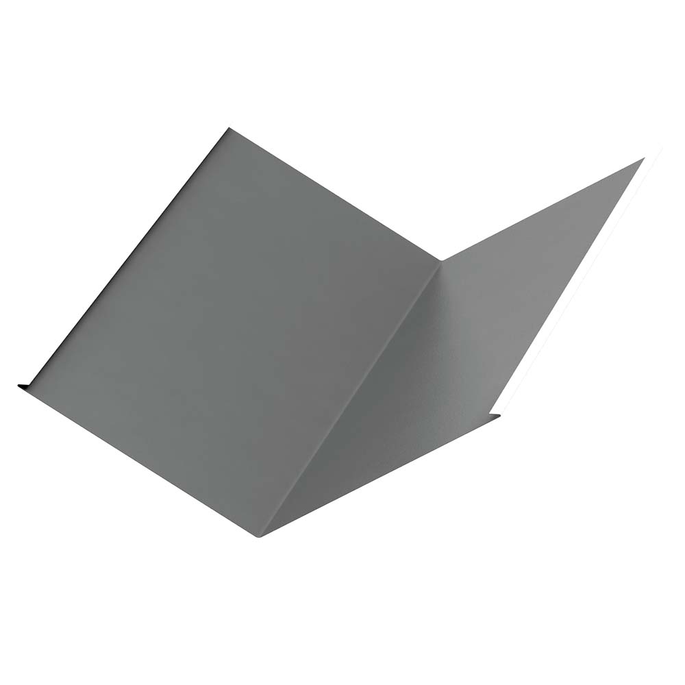 Планка ендовы нижняя 298х298 Norman 0,5 мм Ral 9006