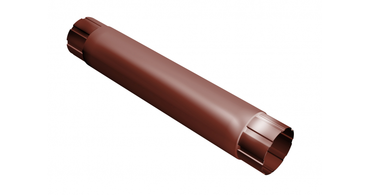 Труба водосточная 125/90 Rooftop dRain 1 м Ral 8004