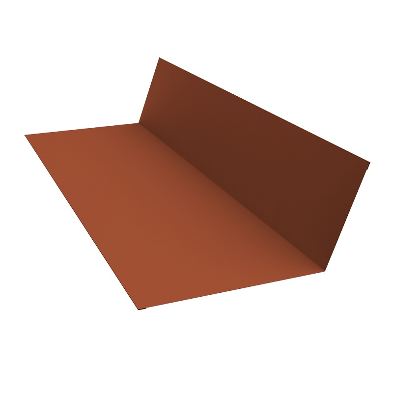 Планка примыкания 150х250 Сатин матовый 0,5мм Ral 8004