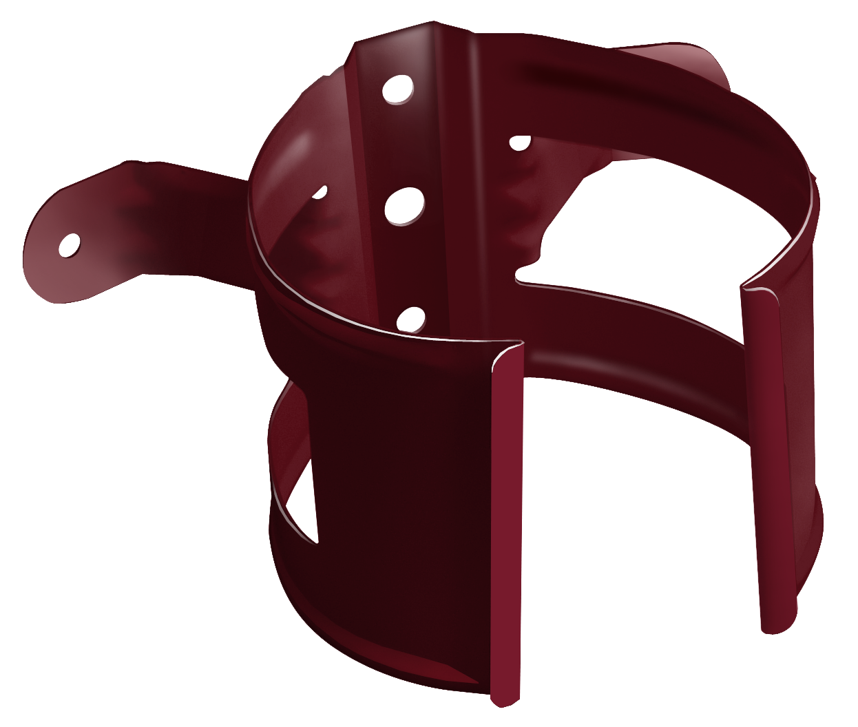 Держатель трубы (дерево) 125/90 Rooftop dRain Ral 3005