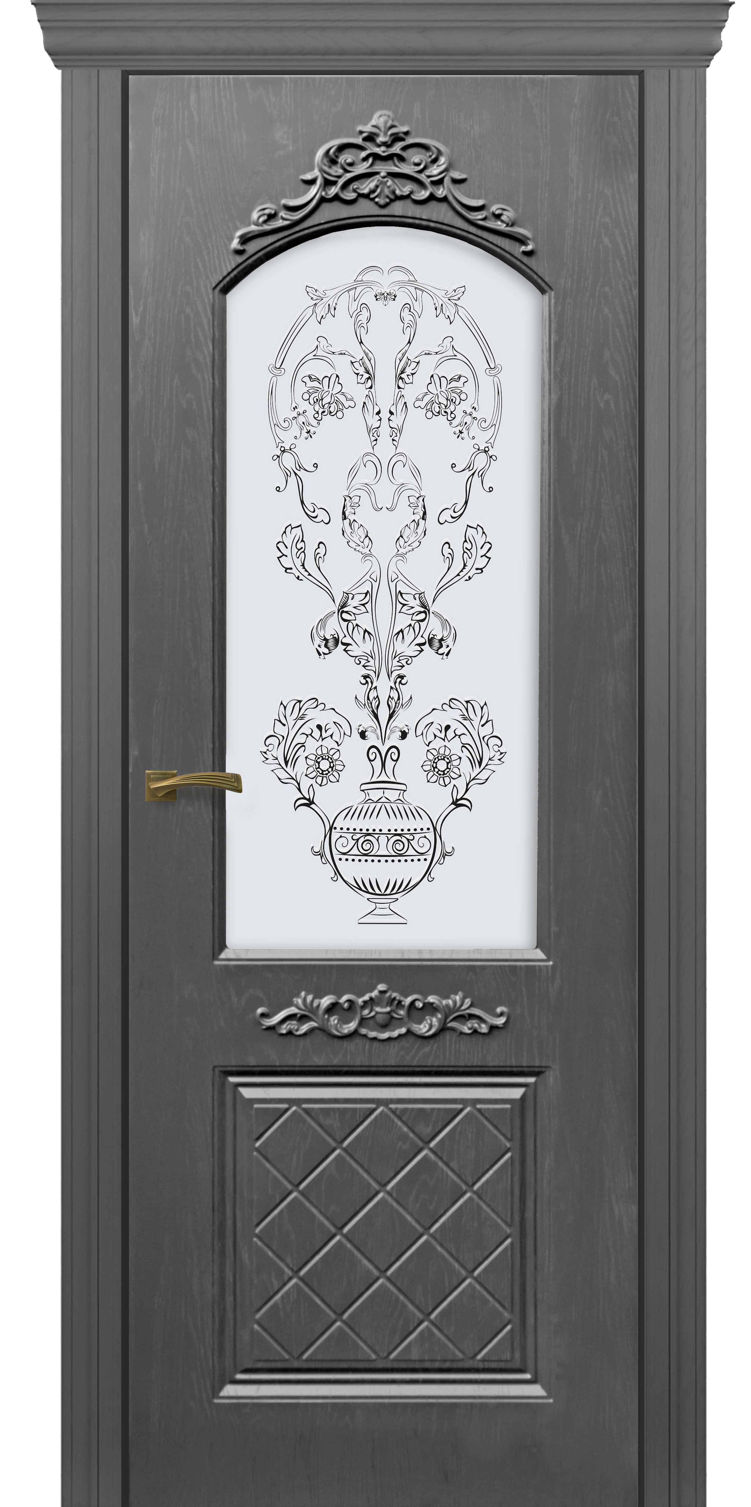 Дверь Виржини стекло Графит cc 5095