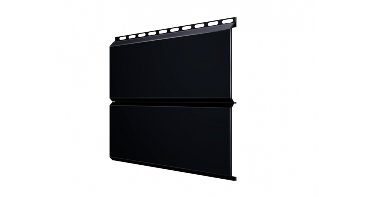 Сайдинг ЭкоБрус Drap 0,45 мм Ral 9005