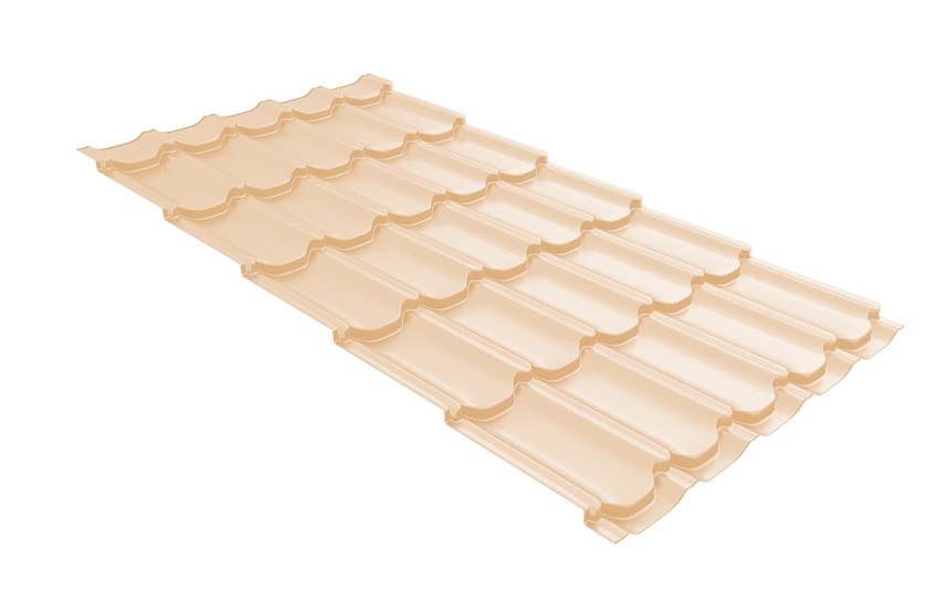 Профиль волновой Квинта Плюс Полиэстер 0,45 мм Ral 1015