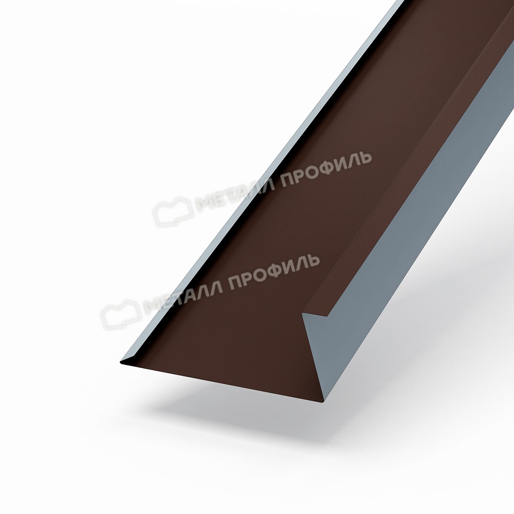 Планка примыкания нижняя Puretan 0.5 мм Ral 8017