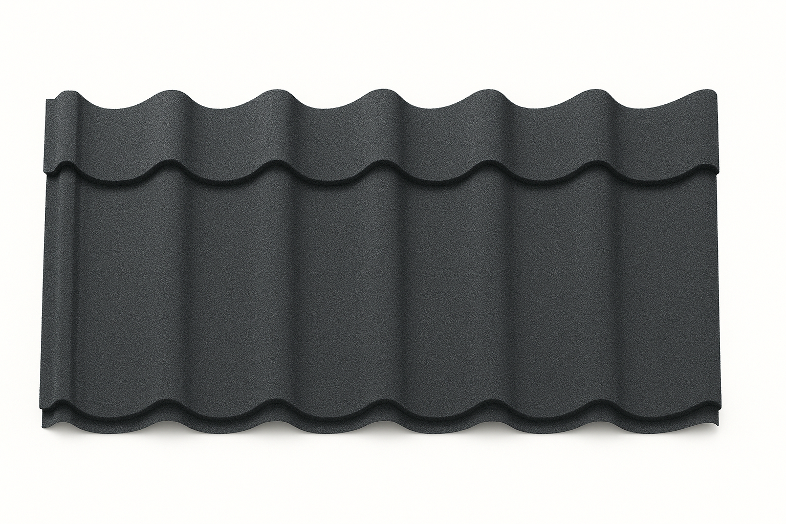 Волновой профиль с 3D резом 0,45 мм МАТТ Ral 7024