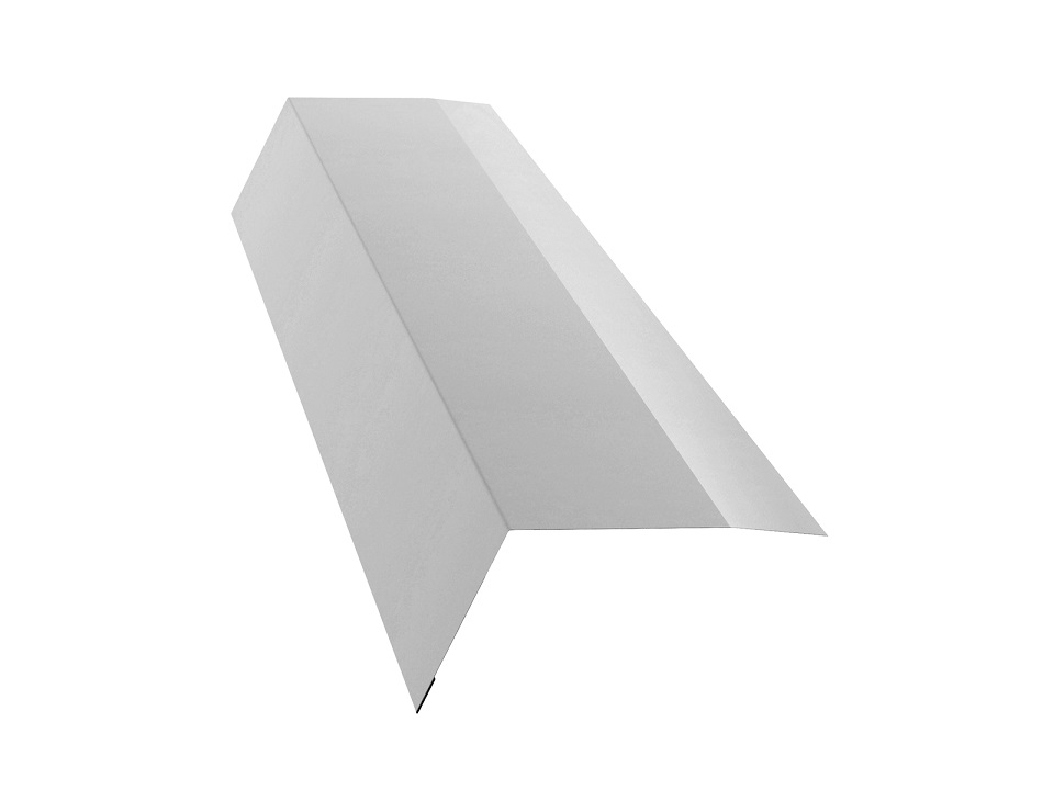 Планка карнизная 65х100 мм Полиэстер 0,45 мм Ral 9003