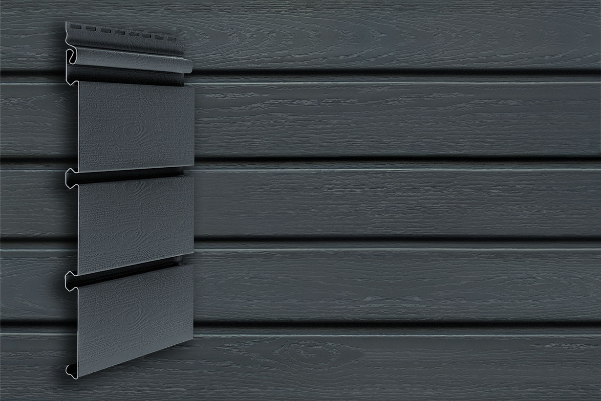 Архитектурный сайдинг Планкен Графит