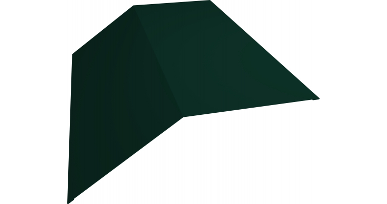 Конек плоский 145х145 мм Drap Ral 6005