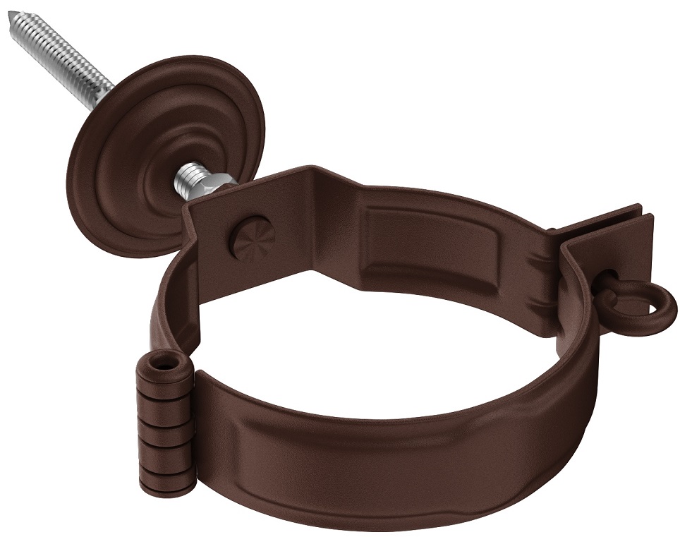 Хомут трубы 150/100 PU Matt Ral 8017