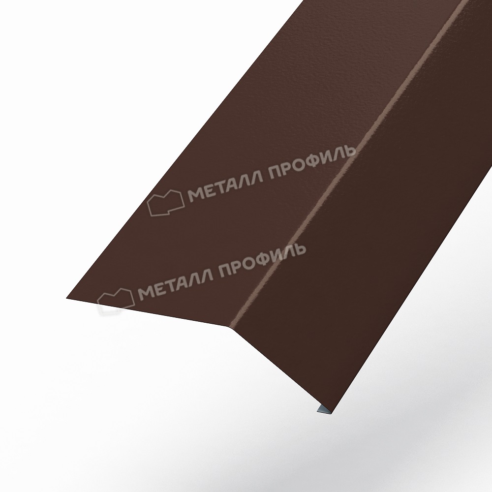 Планка карнизная 100х69 Purman 0,5 мм Ral 8017