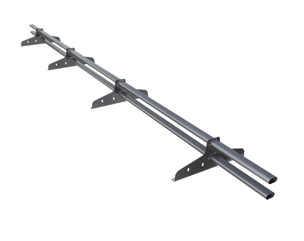 Снегозадержатель трубчатый 40х20 NewLine L=3м Ral 7004