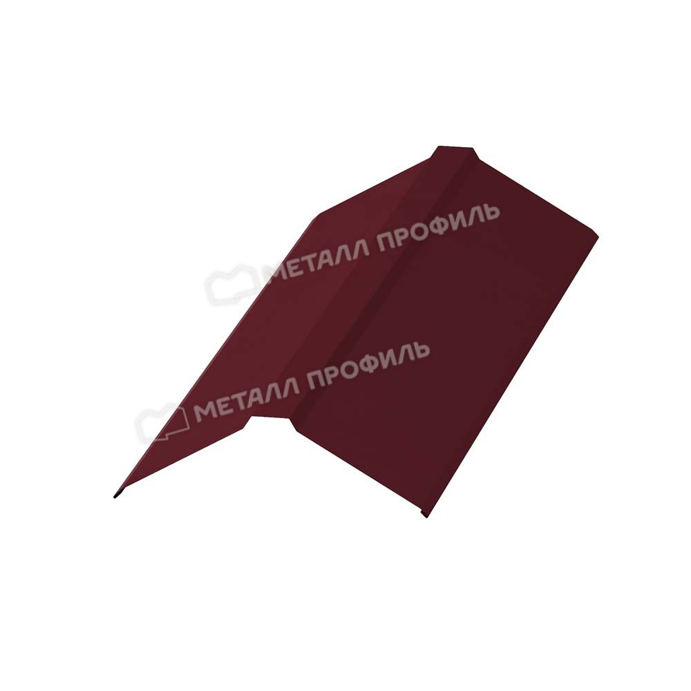 Планка конька плоского 120х120 VikingMP E 0,5 мм Ral 3005