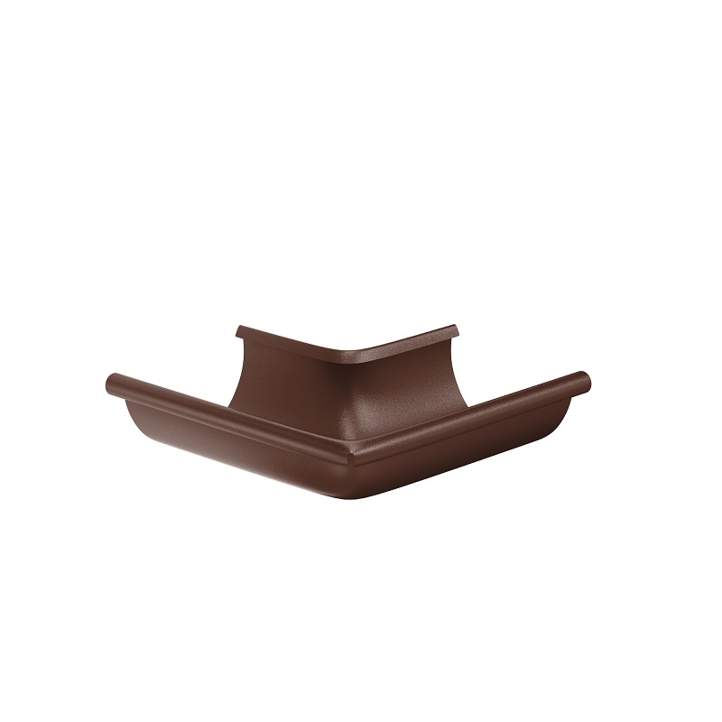 Угол желоба 90 гр. внешний 125/90 PU Matt RAL8017