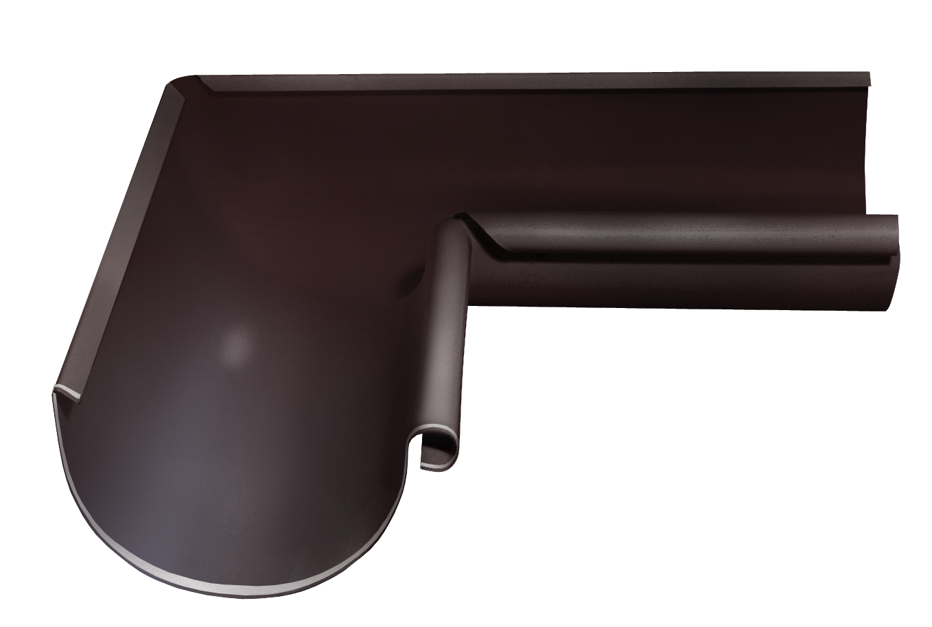 Угол желоба внутренний 90 гр. 150/100 Rooftop dRain Ral 8017