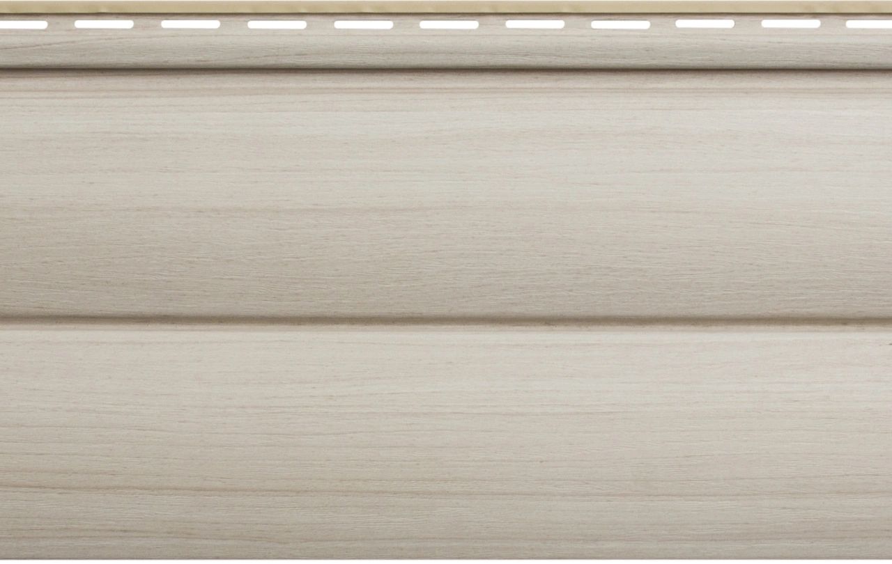 Сайдинг Blockhouse  Люкс BH-03 двухпереломный малый Ясень