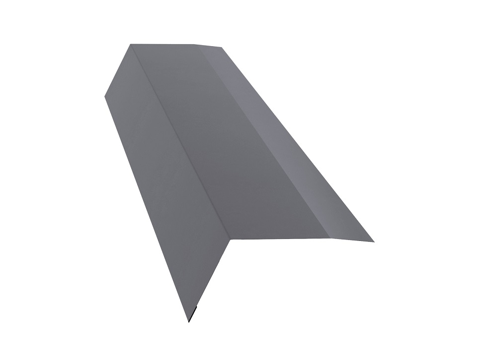 Планка карнизная 65х100 мм Полиэстер 0,45 мм Ral 7004