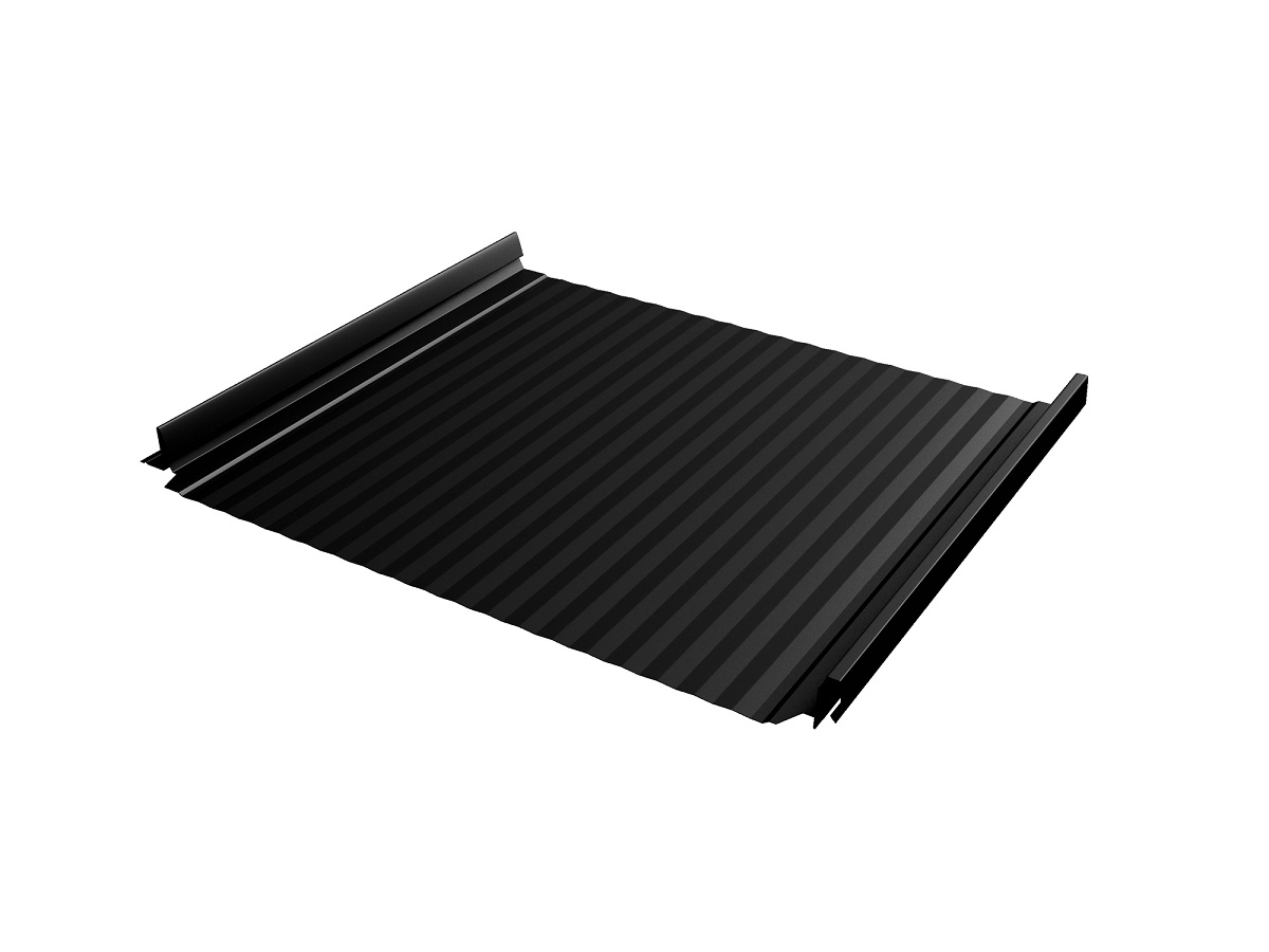 Кликфальц Pro Gofr Velur X 0,5 мм Ral 9005